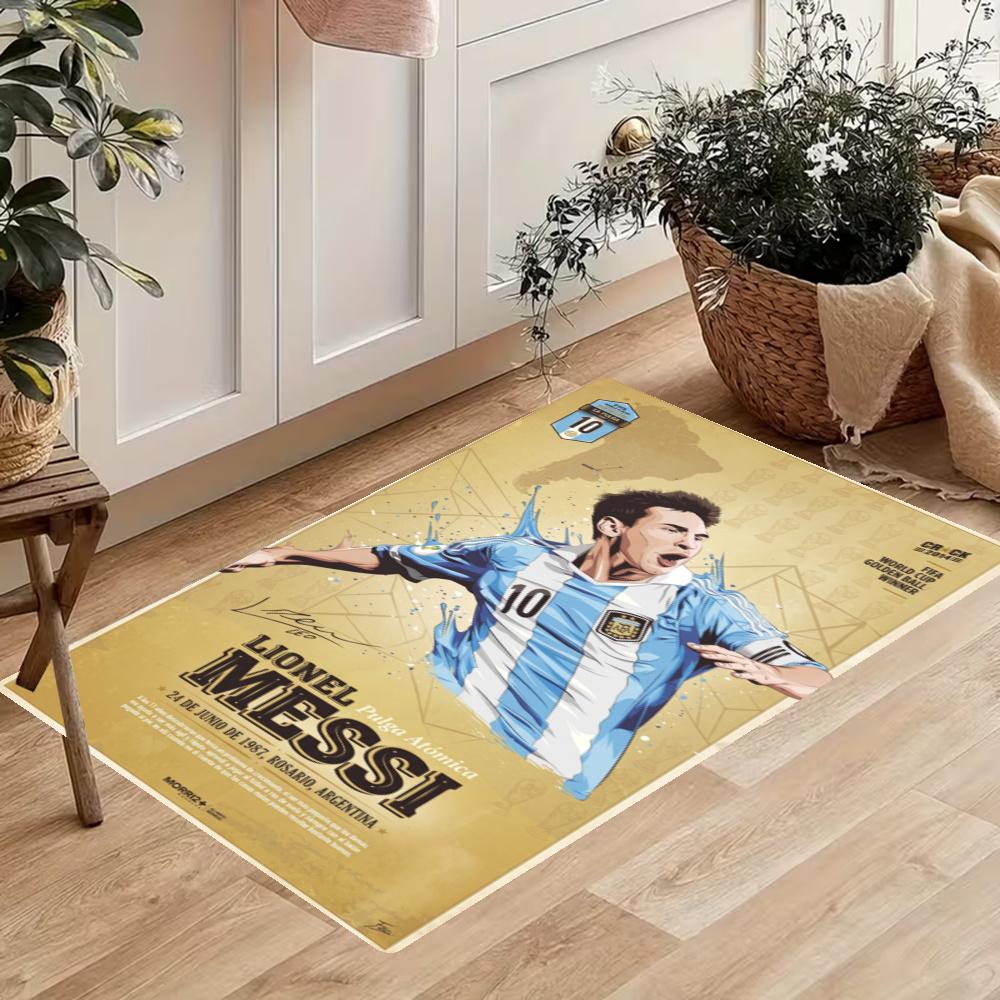Messi Kitchen Mats Durable Bathroom Pads Comfortable Rugs Carpets For Kitchen Home Office Sink Laundry Room Bathroom Decor