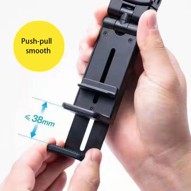 Auto Handyhalter Silikonpad Verstellbar Faltbar Schwenkbarer Clip Lazy Reise Broadcast Telefonhalterung Ständer Autozubehör