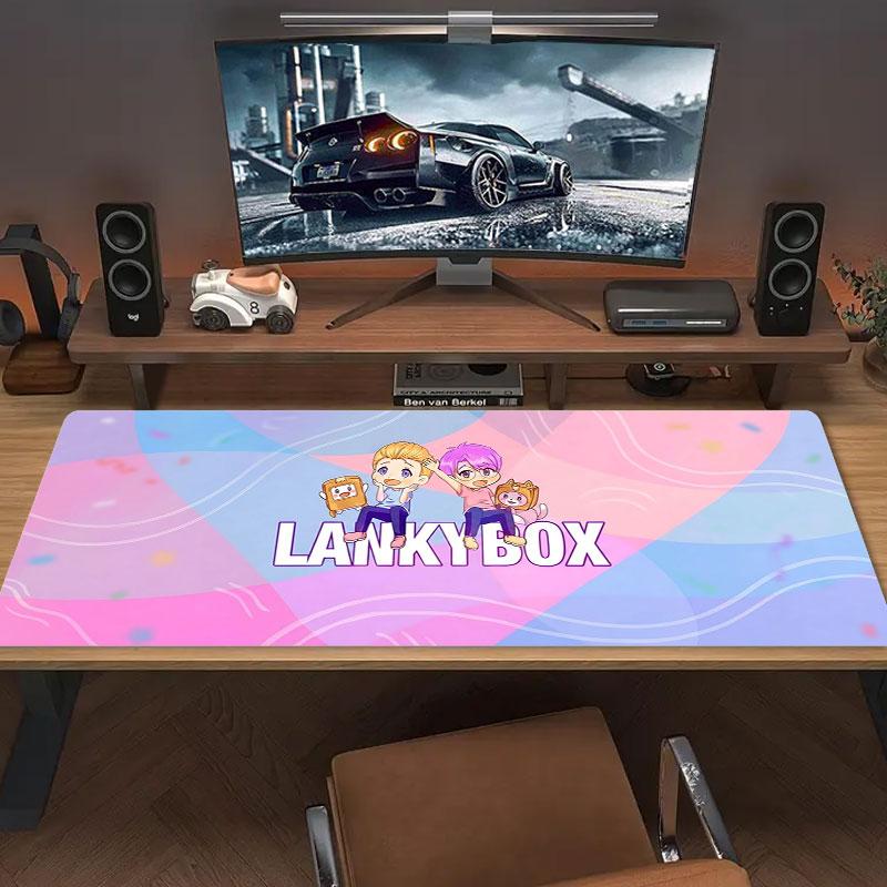 Colorful Characters Large Size Mouse Pad Large Gaming Table Cushion Nonslip Laptop Tablet Big Mousepad Xxl Mat Mini PC Playmat With Lock edge