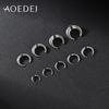 AOEDEJ 1Piece Stainless Steel Nose Ring 8-25mm Horseshoe Shape Septum Rings Colour Nose Studs Earring Punk Body Piercing Jewelry