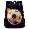 Football School Bag High Definition Waterproof Printing Multi-Functional Load Reduction Ridge Backpack