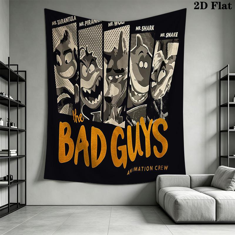 The Bad Guys 2 Wild Adventure Bedding 1 Duvet Cover 2 Pillowcase Without Core Soft And Comfortable Christmas Birthday Gift Bedding Set