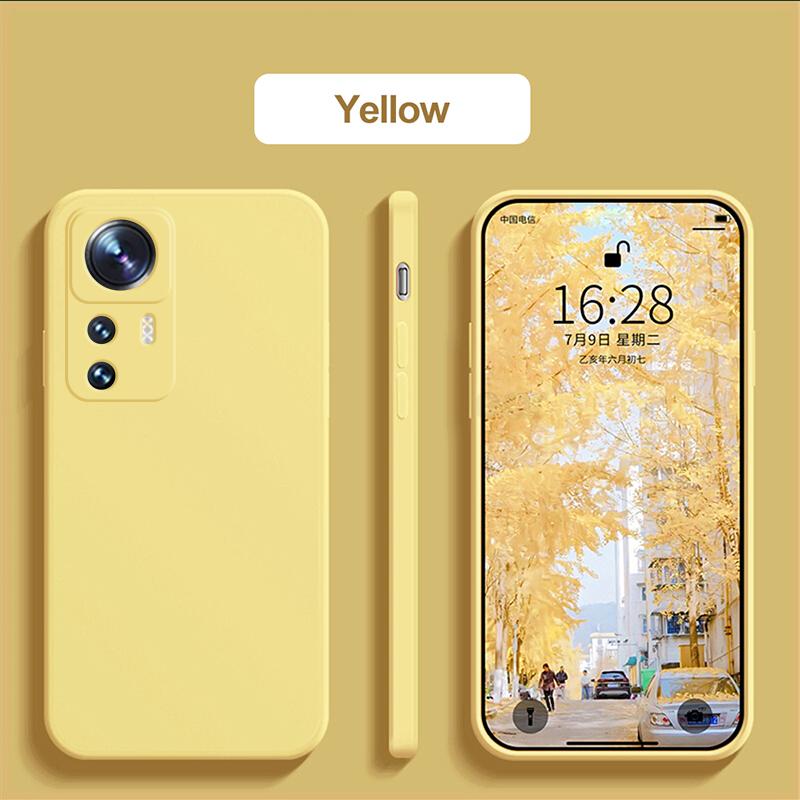 For For Xiaomi 12T Pro Case Square Liquid Silicone Camera Lens Protector Soft Cover For Xiaomi Mi 12T 12 T Pro Mi12t Pro Phone Cases