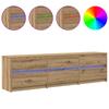 TV Units 2 Pcs Artisan Oak 180 X 34 X 50 Cm Engineered Wood