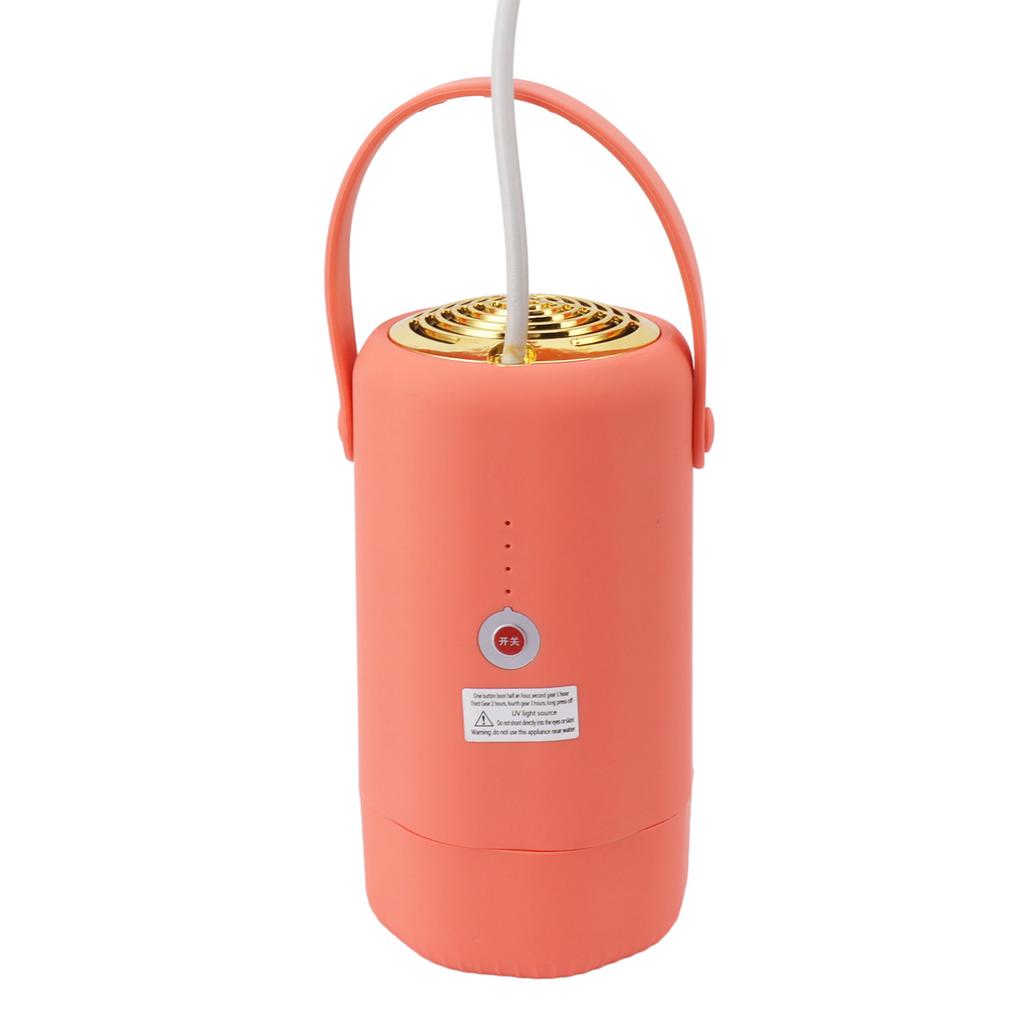 Portable Dryer Home Small Dryer Orange Portable Clothes Dryer for Home and Traveling UK Plug 220V