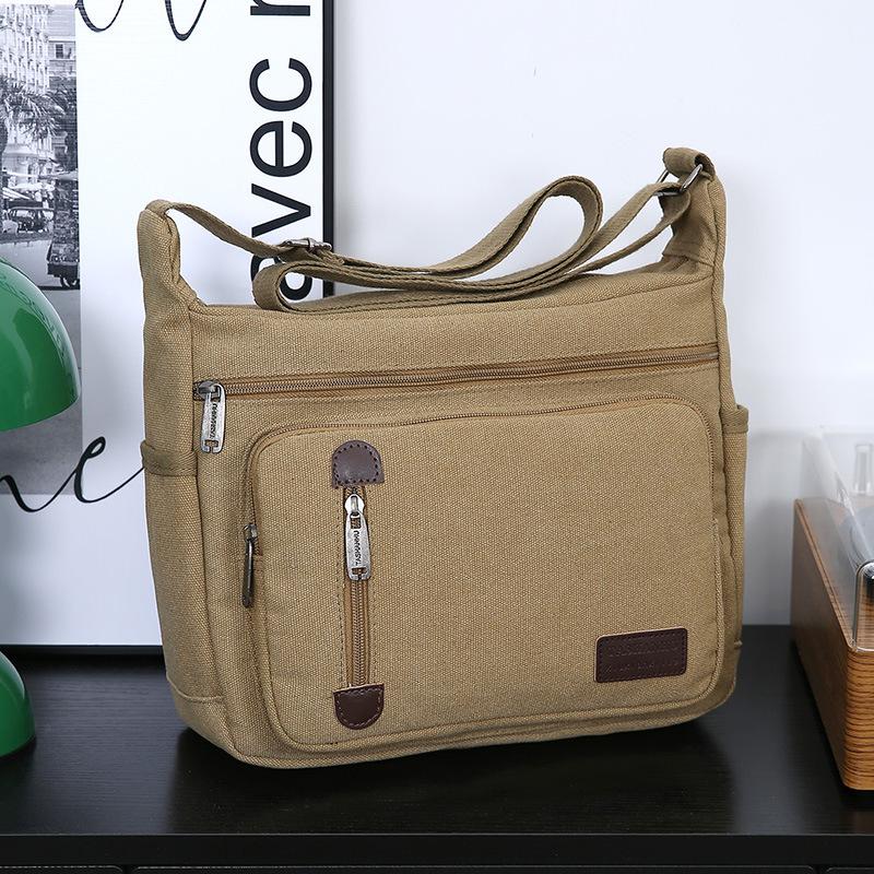 Vintage Crossbody Bag with Adjustable Strap Casual Outdoor Style, Easy Care, Suitable for Hiking and Daily Carrying