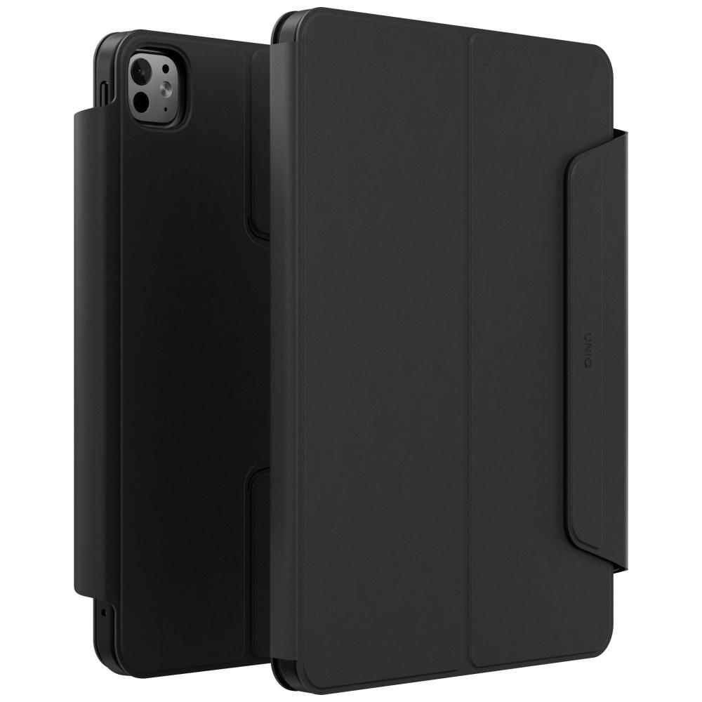 UNIQ Rovus Snapmount Magnetic 360 Rotating Detachable Case for iPad Pro 13" M4 2024 / M5 2025 Black