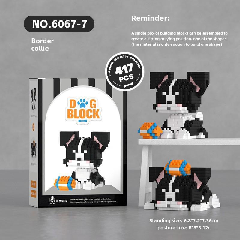 "Mini Particle Assembly Block Toys: Educational Cat Puzzle Ornaments for Kids, Compatible with LEGO"