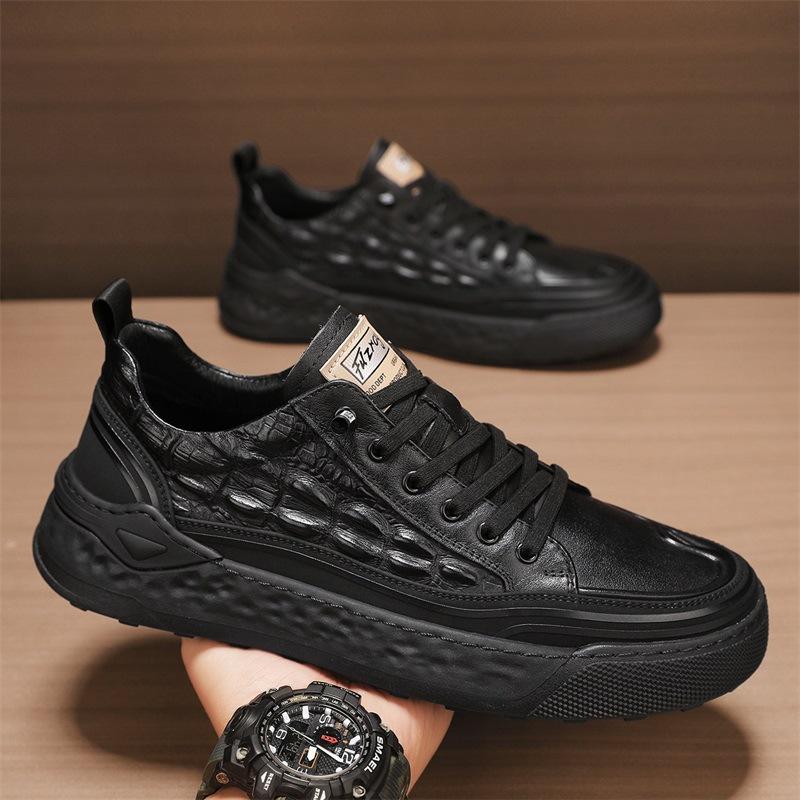 Fashion Men PU Shoes New Men's Casual Shoes Spring Designer Men Sneakers Breathable Men Loafers Shoes Soft Sole Comfort Casual Shoe