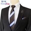 Conjunto de gravata de duas peças com flores para homens, listra, gravata, lenço de mão, paisley, xadrez, gravata