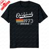 Original 1973 Birthday Gifts Vintage T Shirt Party Limited Edition Grandma Grandpa Present Summer Unisex Women Tshirt Cool Gift