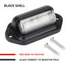 2Pcs 6Led Truck License Plate Light Car Truck Bus Trailer Tail Lamp Side Bulb 12-24V Motorcycle Signal Light Car Accessories