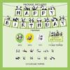 Assorted Theme Birthday Party Balloon Set Includes Flags Cake Toppers And Balloons European Style Decorations 12inch Size