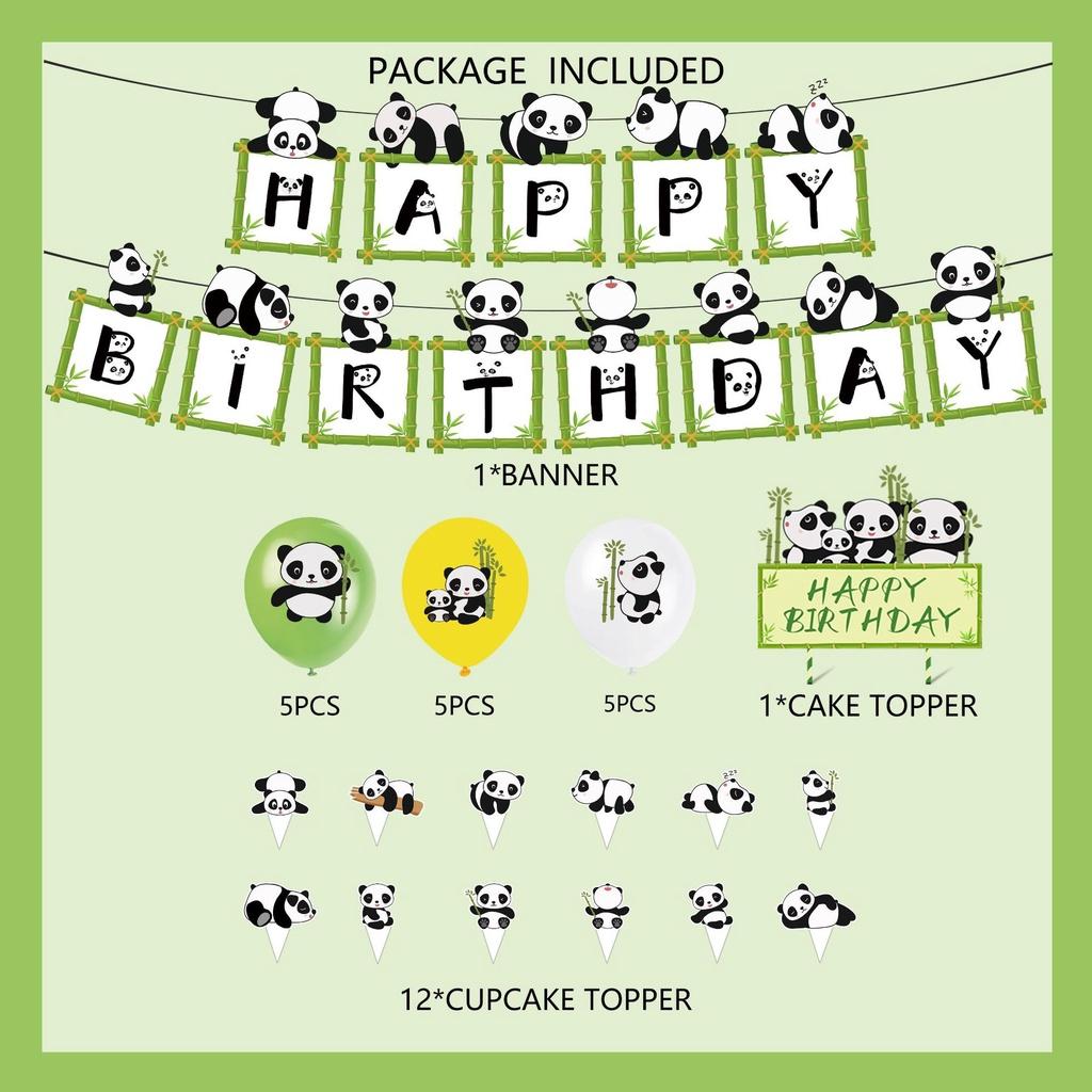 Assorted Theme Birthday Party Balloon Set Includes Flags Cake Toppers And Balloons European Style Decorations 12inch Size