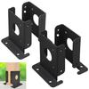 2pcs Easy Installation Post Base Brackets Sturdy Support Wood Fence Post  Wood Fence