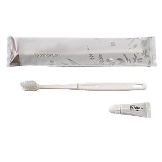 Disposable toothbrushes with toothpaste, professional-grade, made in Japan, DearLeaf (100 brushes)
