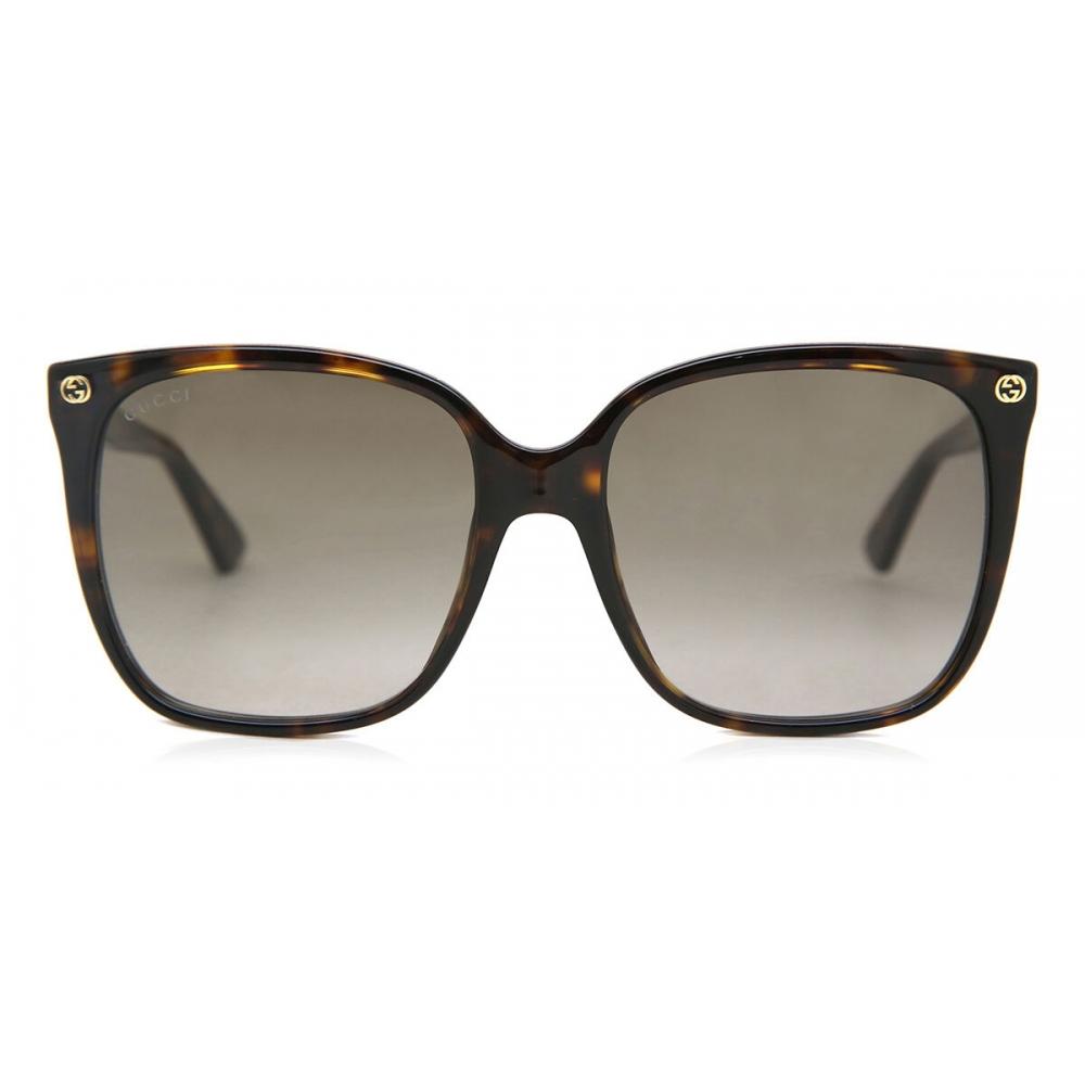 

Gucci Gg0022s 003 Women Sunglasses Tortoiseshell/57