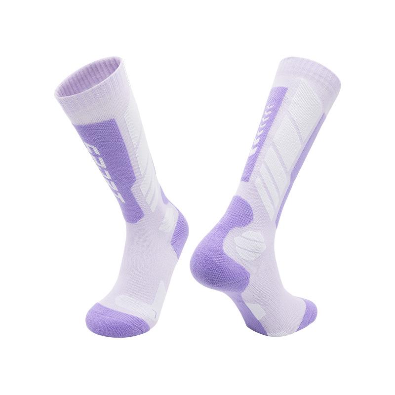 Merino Wool Ski Socks - Warm, Anti-Slip Snow Socks for Autumn and Winter Outdoor Sports