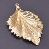 6pcs Gold Color Stainless Steel Charms For Jewelry Making Supplies Plant Leaf Flower Pendant Charm Cherry Pepper Sunflower Charm