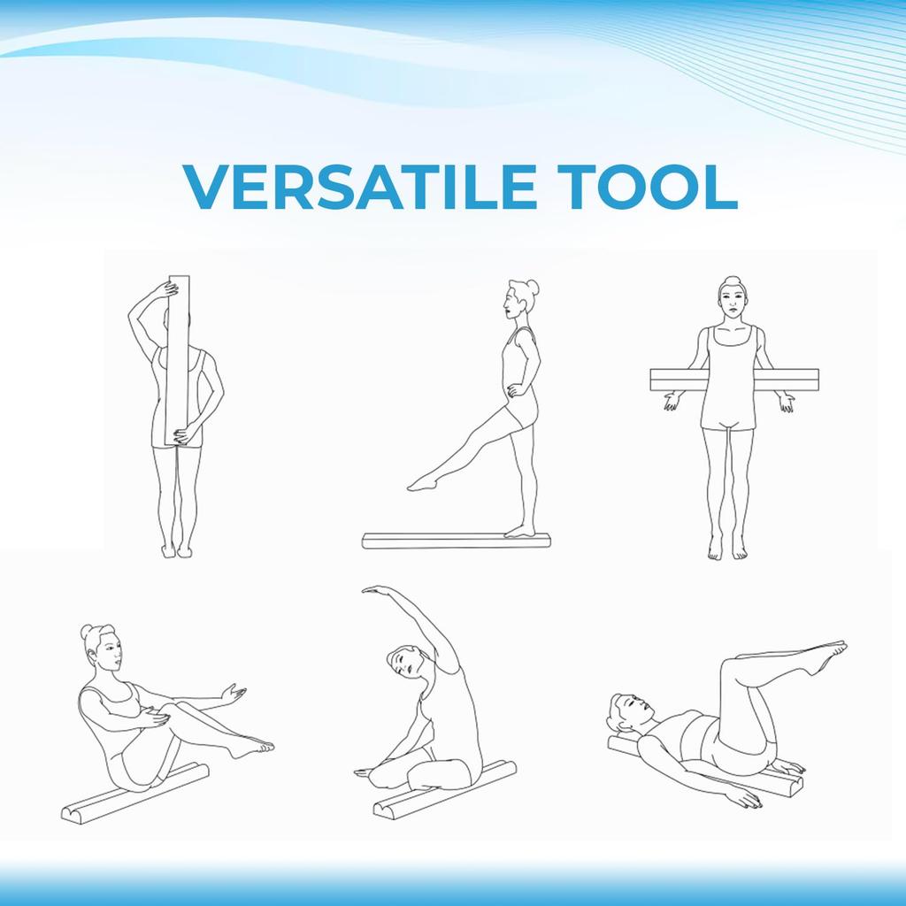 Parasetter Foam Roller System for Back and Core Exercises Reduces Cortisol Great for Stress and Myofascial Decompression Pilates, Yoga, Stretching, -