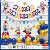 Decoración Temática de Cumpleaños de Ultraman Escena Diseño Atmósfera Niños y Niños 5 Años Fiesta de Globos Sentido de Ritual y Felicidad