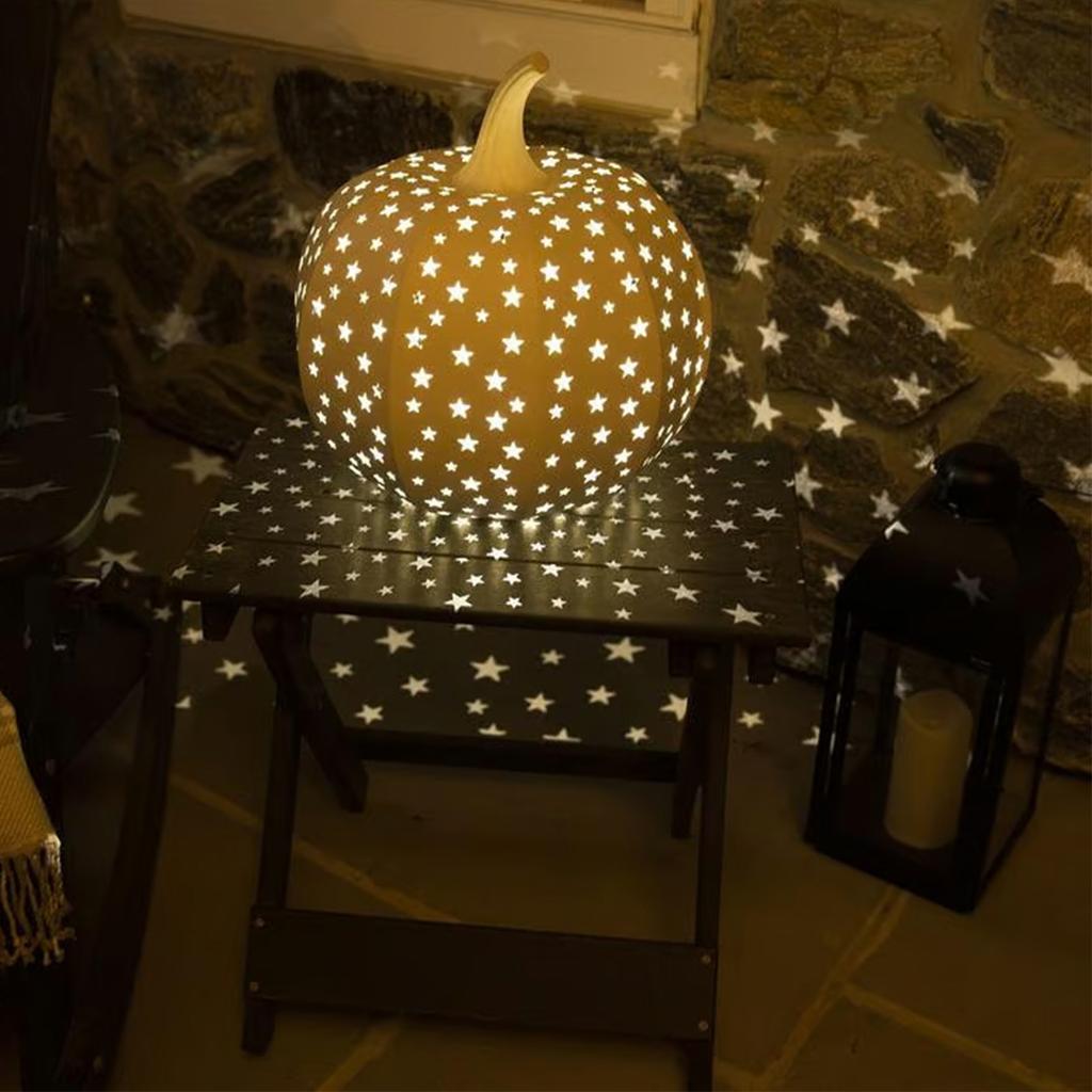 Stargazer Metal Pumpkin Star Jack-O'-Lantern 19cm