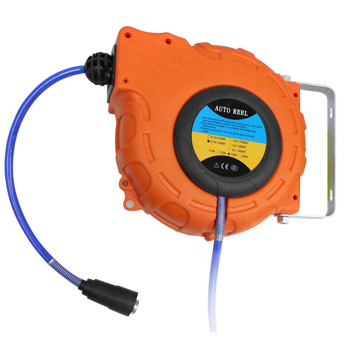 

WEIMALL Air Hose Automatic Hanging Tool Wall Mountable Reel, 15m, Retraction, Type, Power,