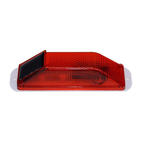 Solar Powered Flashing Warning Safety Strobe Light Enhanced Visibility LED Flashing Beacon for Trucks Barriers