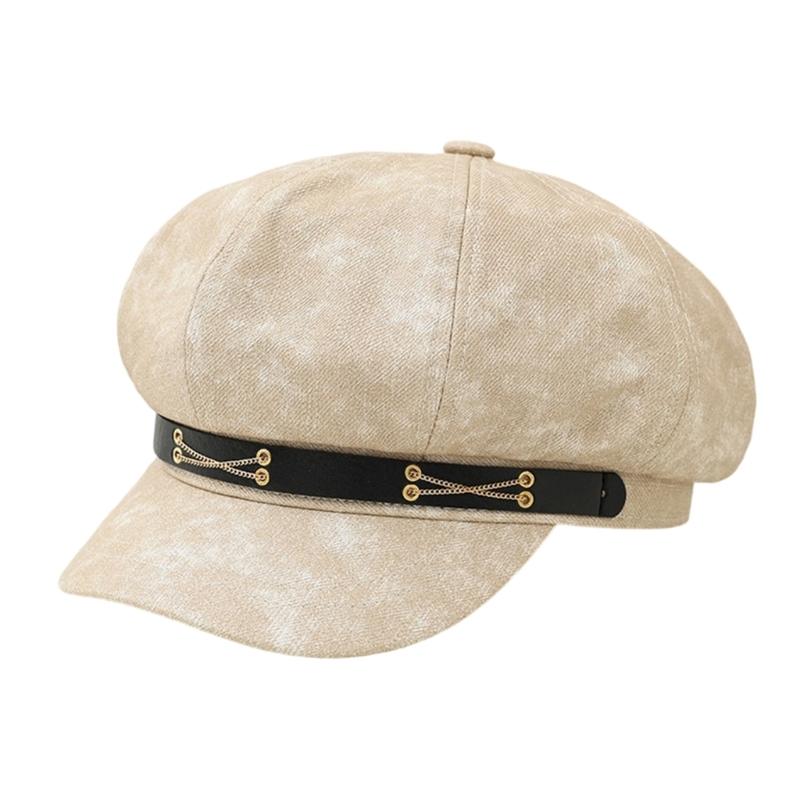 French Stylish Headwear Painter Hat Show Small Face Cabbie Hat