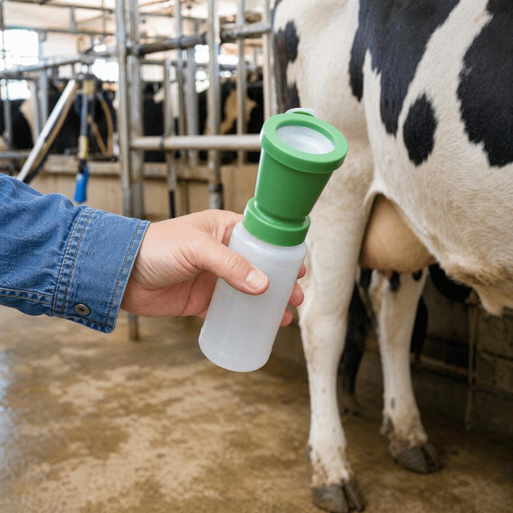 Non Reflow Design Teat Dip Cup Durable Cow Teat Dip Cup Cow Teat Cleaning Cup  Prevent Infection