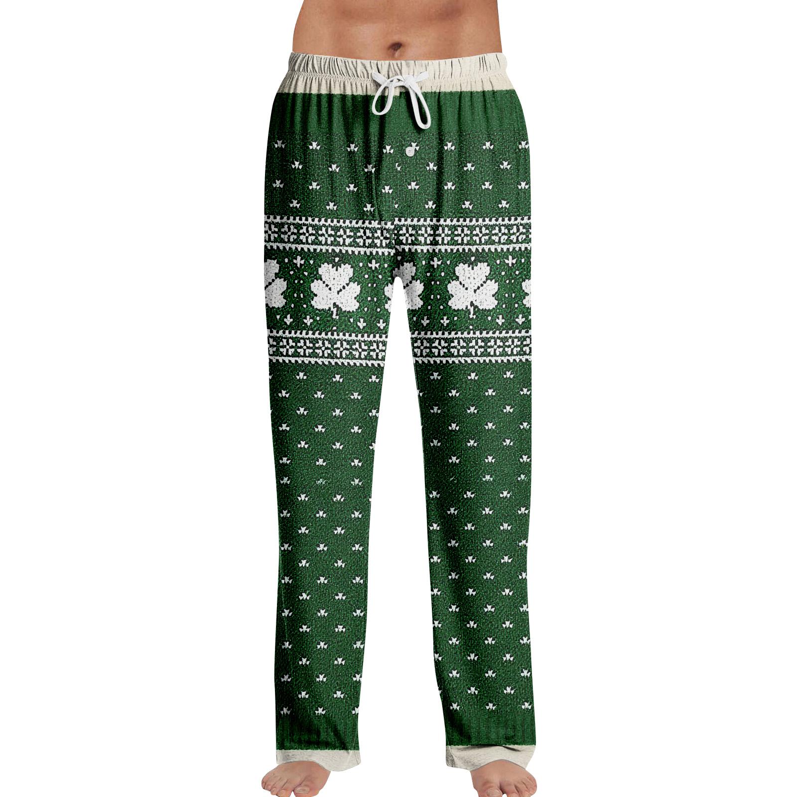 

Men s St. Patrick s Day Print Home Sleep Pants XL
