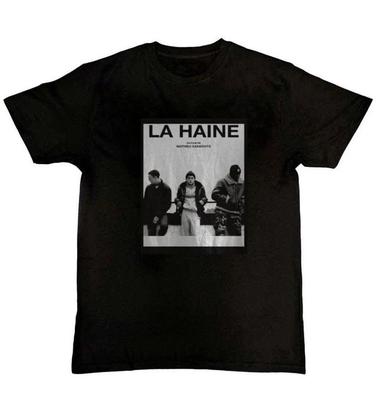Men's and Women's T-shirts La Haine Poster Film Movie Graphic Print Unisex Mens T-Shirt S M L XL 2 3 4 XL