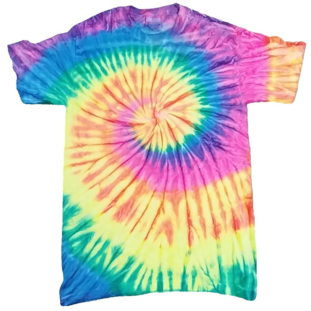 Pastel Swirl Tie-Dye T-Shirt XXXXL
