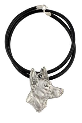 Pharaoh Hound, Kelb tal-Fenek - Necklace with Dog, Silver-plated Pendant for Dog Fan, Unique Jewelry by Brand