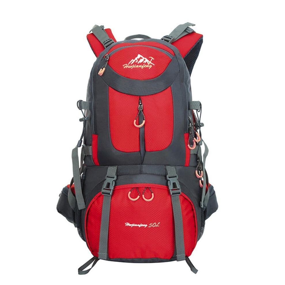 50L Lightweight Hiking Backpack, Water-Resistant, Breathable Back Support, 45+5L Capacity for Travel & Trekking – Compatible with All Outdoor