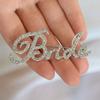 Crystal Rhinestone Brooch Pin Wedding engagement Bride To Be Bachelorette hen Party Bridal Shower marriage gift Decoration favor