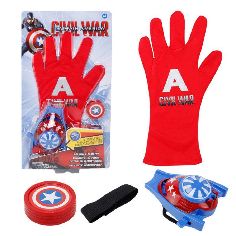Premium Quality Children Superhero Launchers Gloves For Batman Spider-man Cosplay Fun