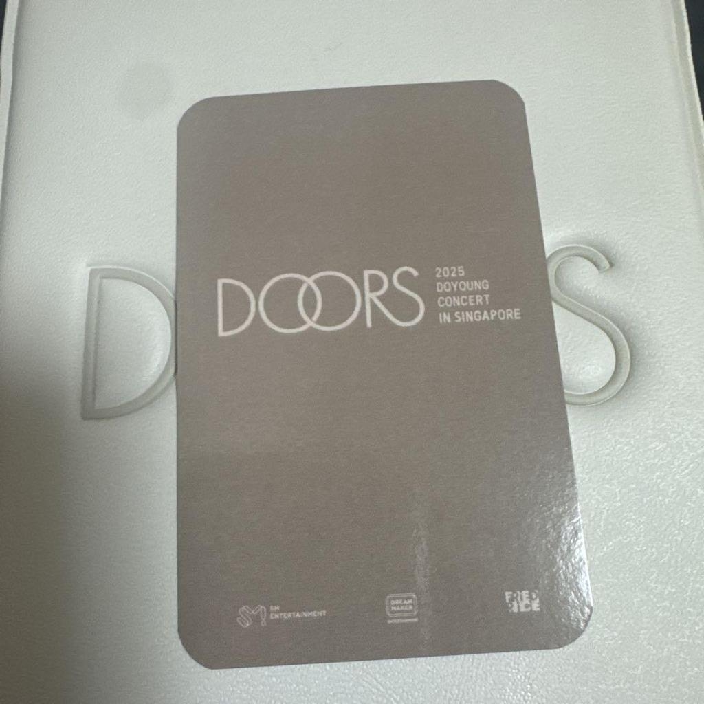 [USED] Doyoung Singapore Trading Card VIP Benefits