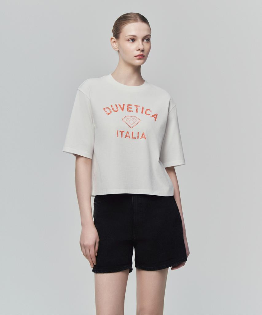 DUVETICA Sutree (Light Ivory) (Women'S Short Sleeve T-Shirt)