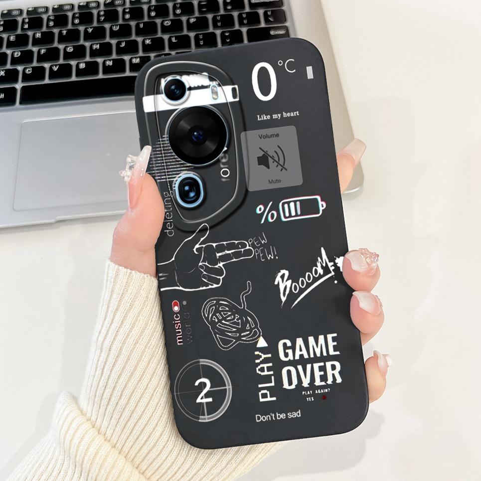 Cover For Huawei P60 Pro P60Art Case TPU 2024 Fashion Luxury Soft Silicone Phone Case For Huawei P60 Camera Protection Bumper