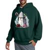 Men's Hooded Sweatshirt, Contrasting Color Sweatshirt, Sports   Casual Jacket