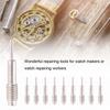10pcs Watch Strap Adjuster Needle Watch Band Link Pin Remover Tool (Silver)