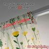 Set Of 2 Flat Printing Curtains Without Rod Floral Greenery Design April Fools Is Day Holiday Durable Polyester Made