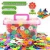 Educational Snowflake Interlocking Building Blocks for Children - Early Education Toys