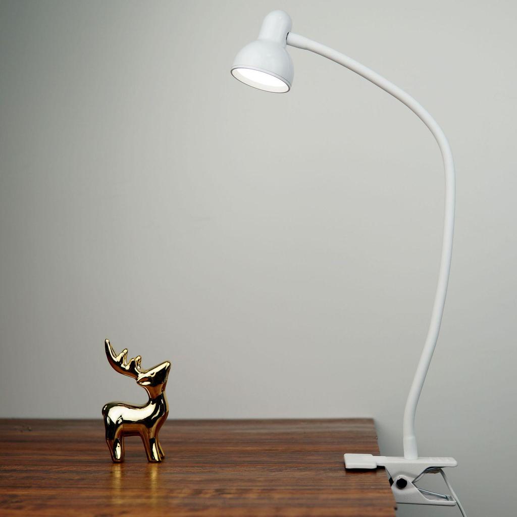 Eye Protection LED Clip Lamp for Bedroom & Living Room - USB Desk Lamp with Spotlight & Fill Light