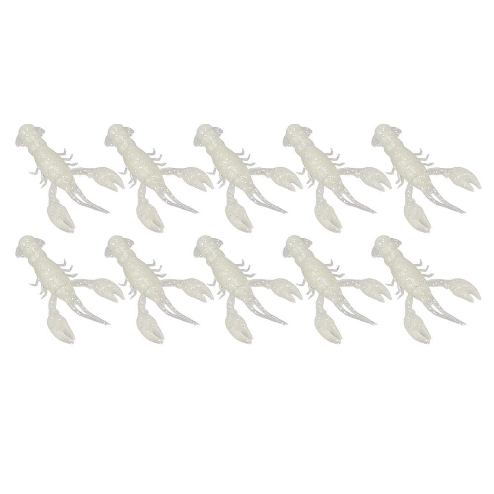 20PCS Soft Crawdad Bait PVC Artificial Lure Durable Fishing Lure  Saltwater Fishing