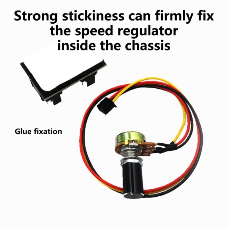 8Ports PWM PC Chassis Cooling Fan Hub for 3Pin/4Pin Fan Supports PWM Speed Adjustment and 6Pin Power Connection