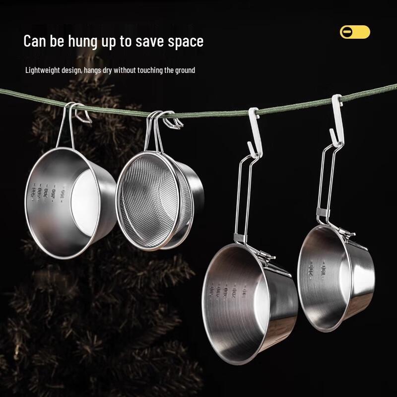 Huilingyang 304 Stainless Steel Folding Camping Bowl