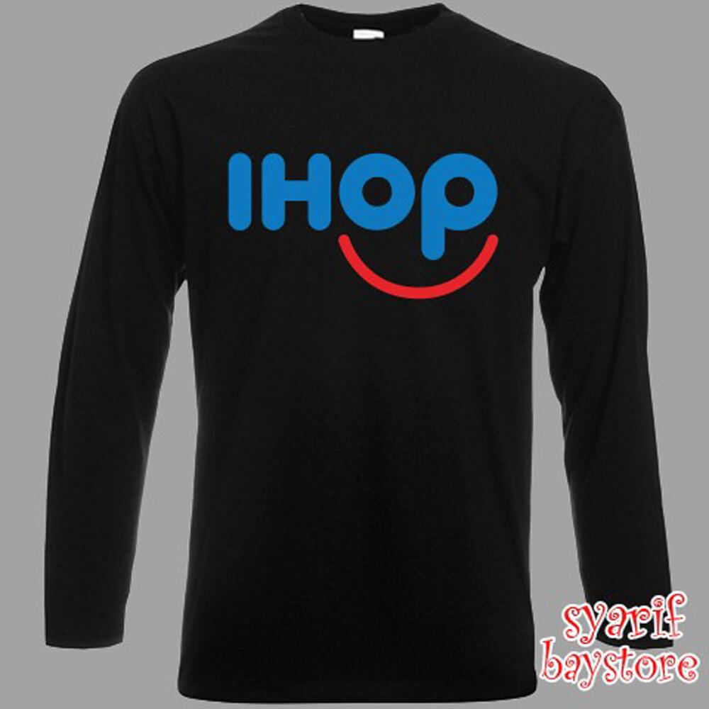 

IHOP International House Of Pancake Men#039;s Black Size S to 2XL Unisex T-Shirt L