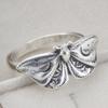 Retro Trendy Carved Pattern Bat Geometric Ring, Women's  Creative Holiday Party Accessories Gift